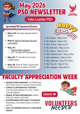 May 2026 Newsletter